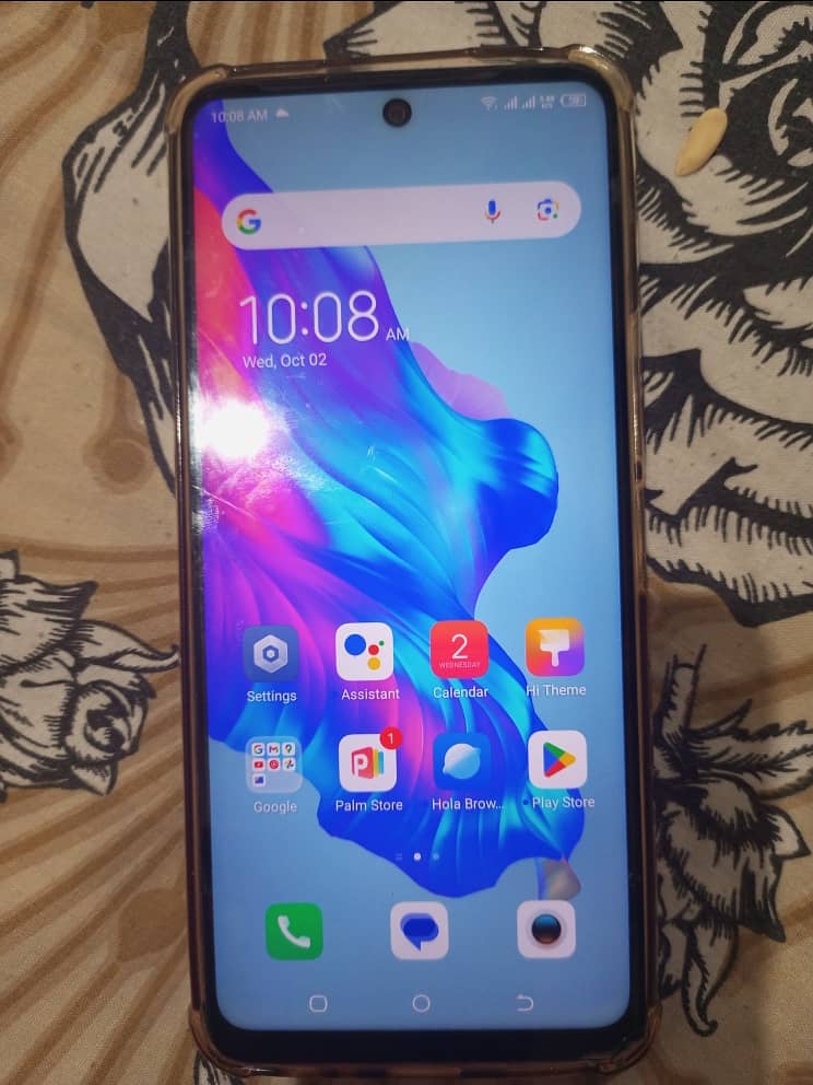 Tecno camon18T 6+128gb camra front 48 nd back same 48 Maga pixcel 0