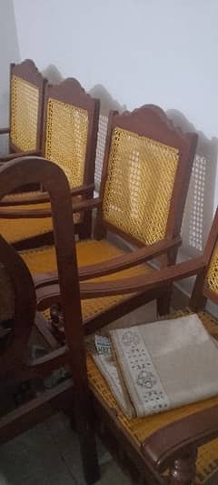 Strong wooden made chair.