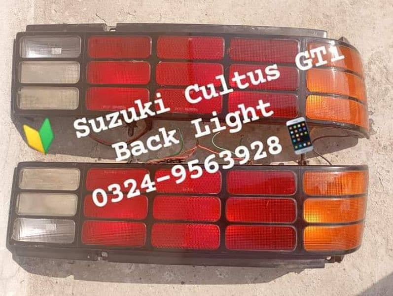 Suzuki Swift / Cultus GTi Back Light Model 2