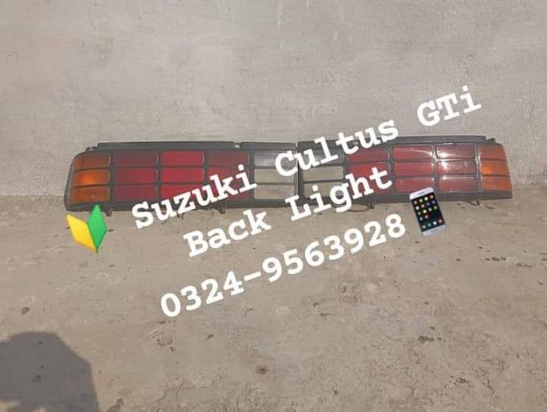 Suzuki Swift / Cultus GTi Back Light Model 4