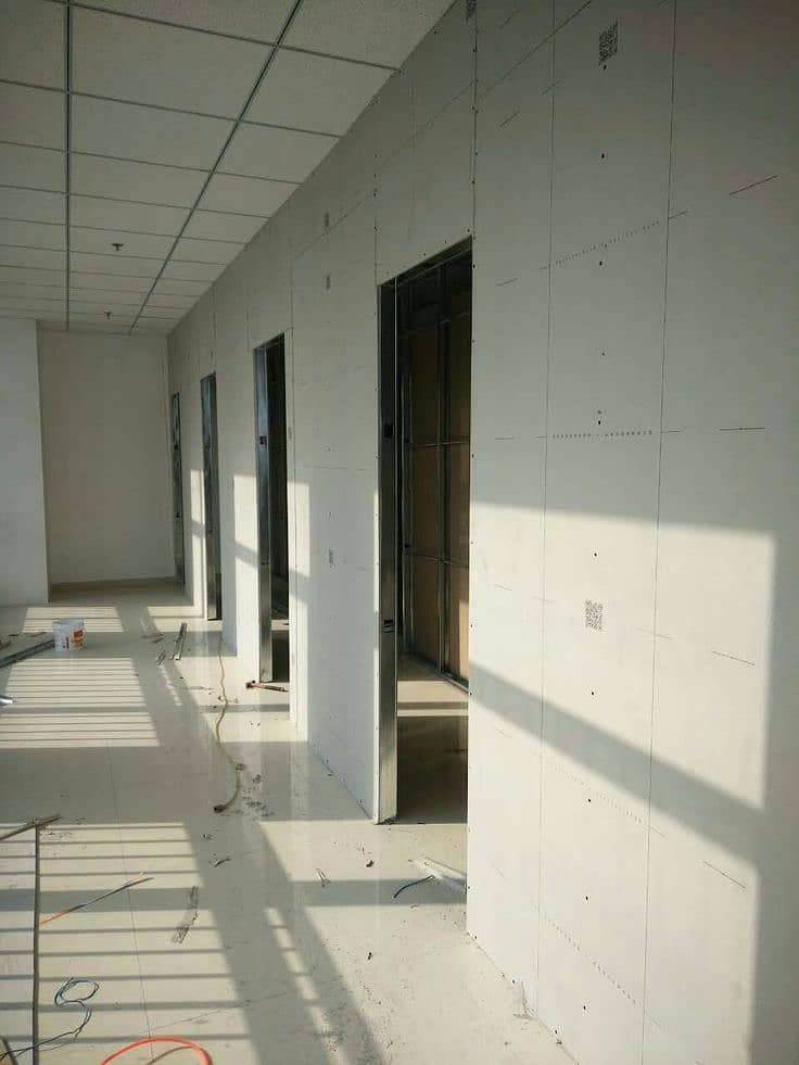 pop ceiling and gypsum partition and ceiling 7