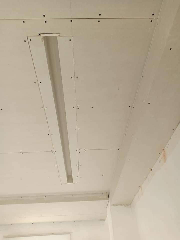 pop ceiling and gypsum partition and ceiling 13