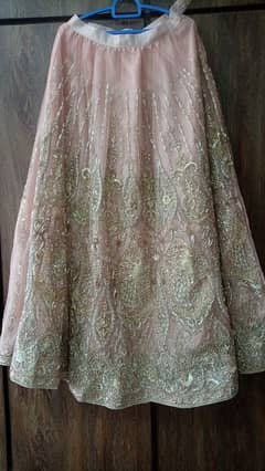 Preloved Peach walima Leganga choli