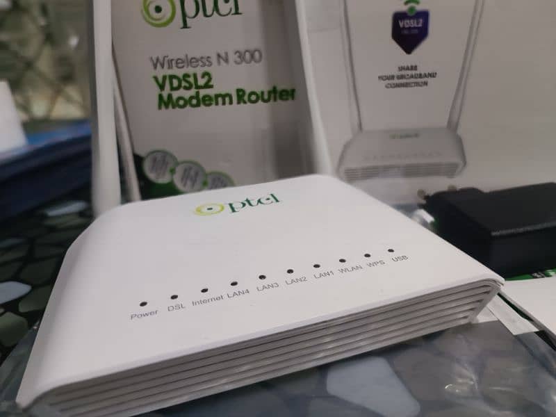 PTCL WIRELESS N 300 VDSL2 MODEM ROUTER 0