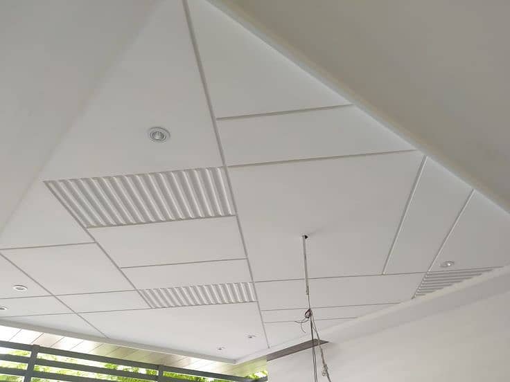 gypsum partition . ceiling and  cement partition 7