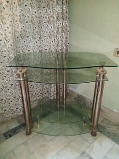 TV Glass Trolley