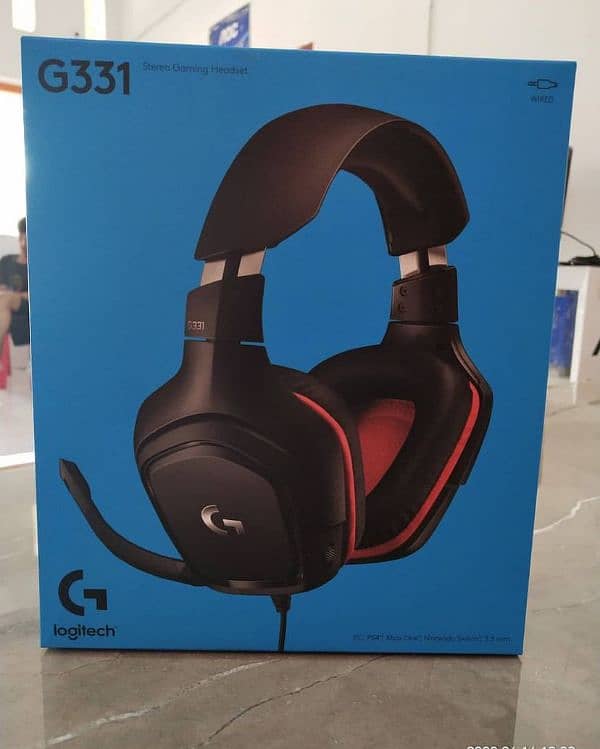 logitech g331 gaming headset. gaming headphone 0