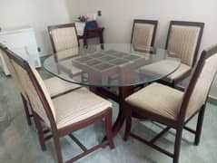 6 seater Pure sheesham Dining Table