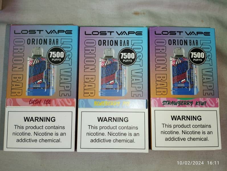 Lost Vape Orion Bar 7,500 Puffs 50mg Disposable Pod 1