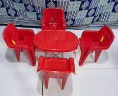 Baby plastic chair Set Red/school chair/baby chair Local/kids chair