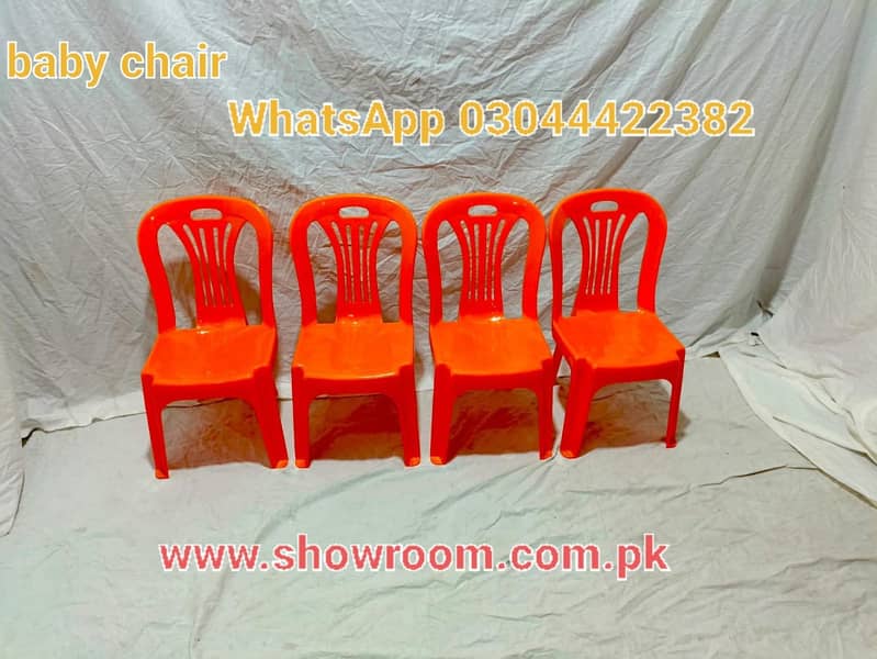 Baby plastic chair Set Red/school chair/baby chair Local/kids chair 7