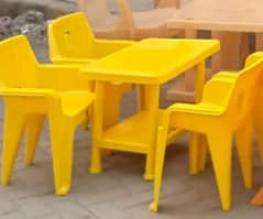 Baby plastic chair Set Yellow/school chair/baby chair Local/kids chair