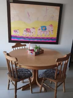 dining table with 4 chairs