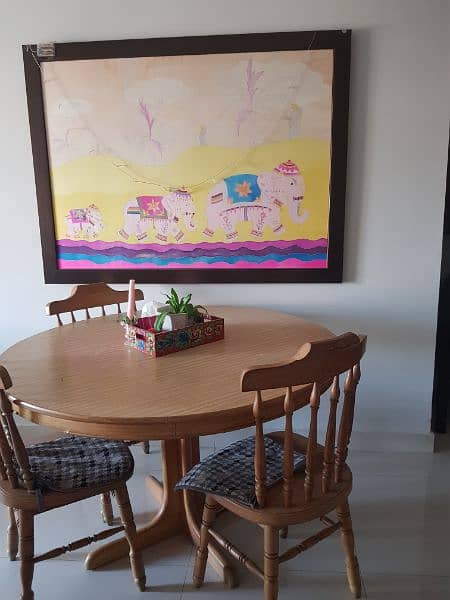 dining table with 4 chairs 1