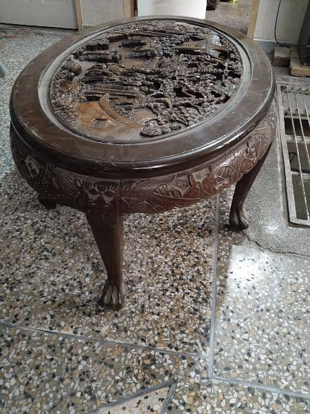 antique burma teak wood Chinese table 2