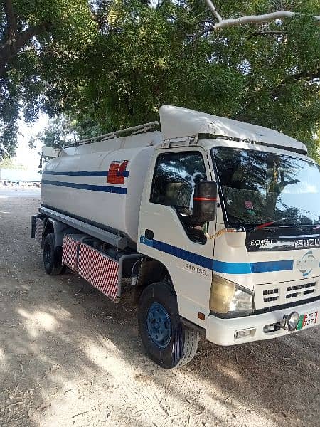 Isuzu NPR model 2015 engine gear hissa band new tyre oil tanker 10000 1