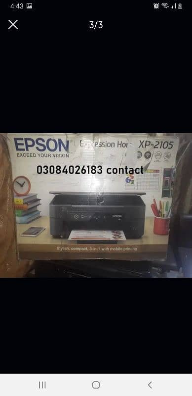 Epson xp2105 modal for sale good working 03104482094 2