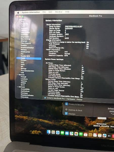 Macbook Pro M1 2020 8GB 256GB 4