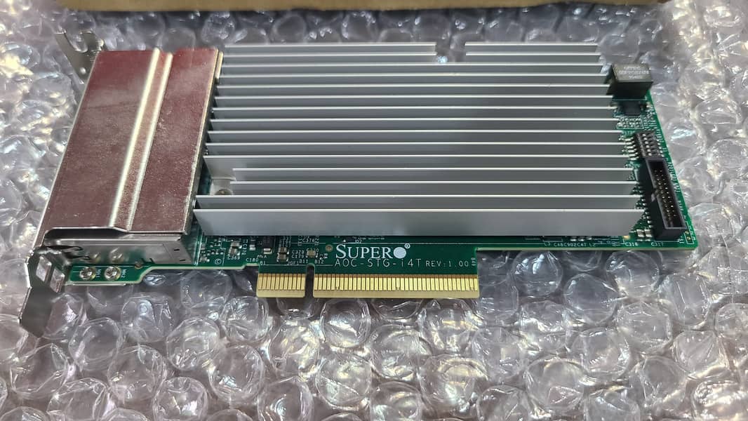 10G Lan Card | Supermicro AOC-STG-i4T 10G Ethernet Adapter PCIe x8 16