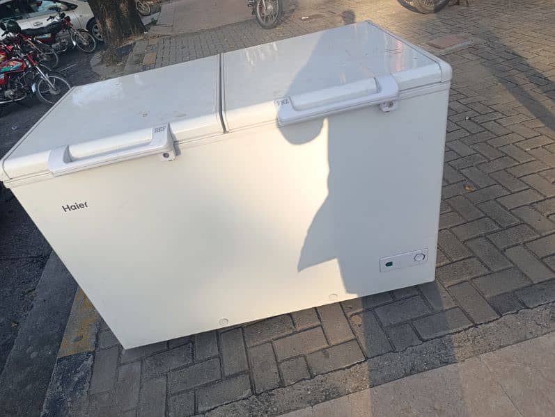 Haier deep freezer new condition 385h 0