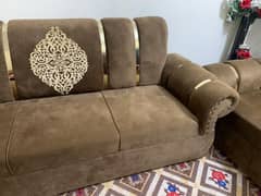 NEW SOFA 5 seater 1month used 65000 urgent sale walvet new dezine