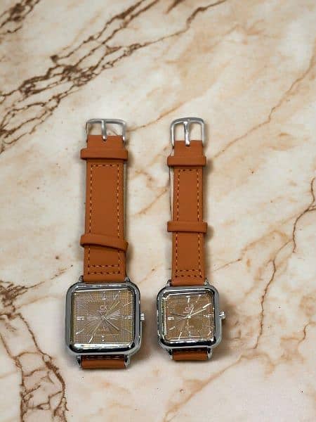 square dial couple watches 1