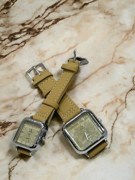 square dial couple watches 2