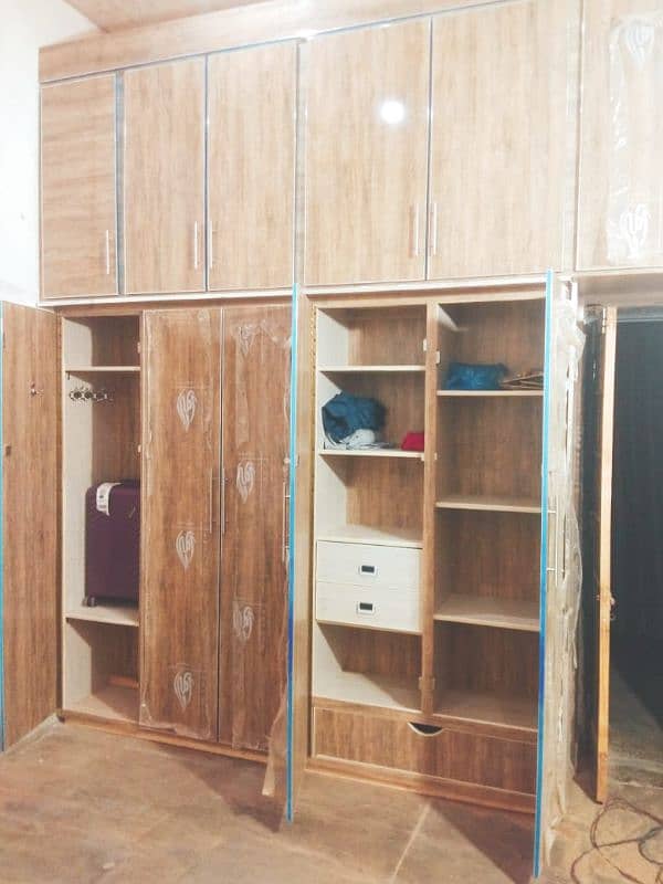 wood work kitchen / wardrobe & Doors/ carpenter services 0324 4075138. 9