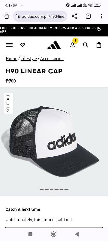 Adidas Original Caps 1