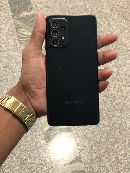 black colour Samsung A52s 5G 6gb128gb 4