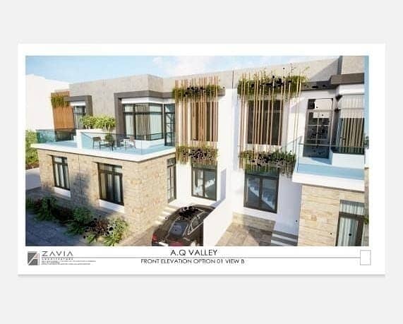 3 Rooms Luxury Penthouse by AQ Builders in Bahria Town Flats Villa Plots 7