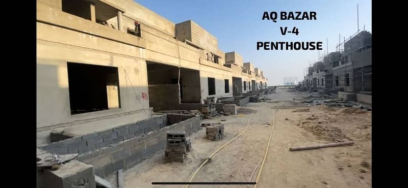 3 Rooms Luxury Penthouse by AQ Builders in Bahria Town Flats Villa Plots 14