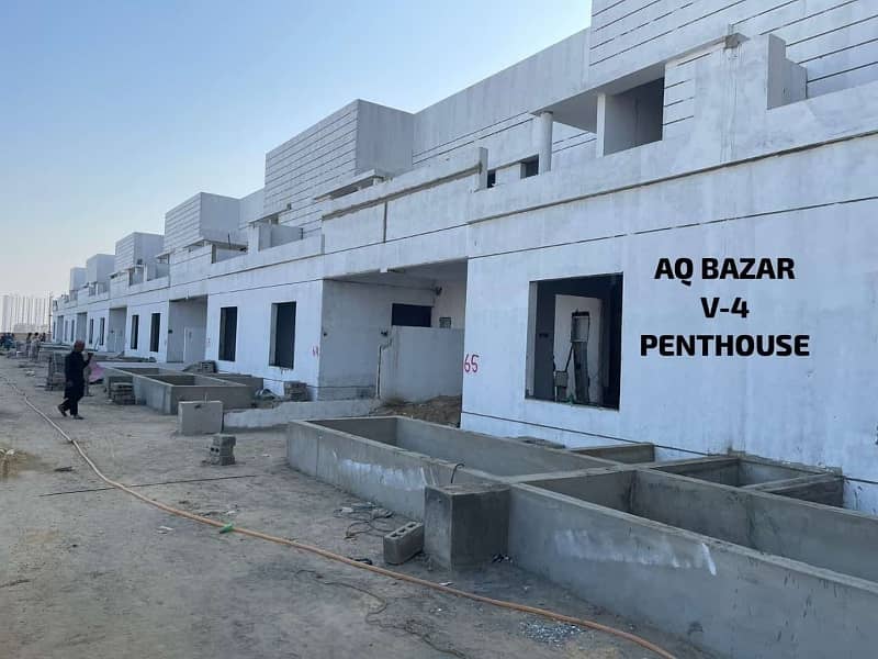 3 Rooms Luxury Penthouse by AQ Builders in Bahria Town Flats Villa Plots 15