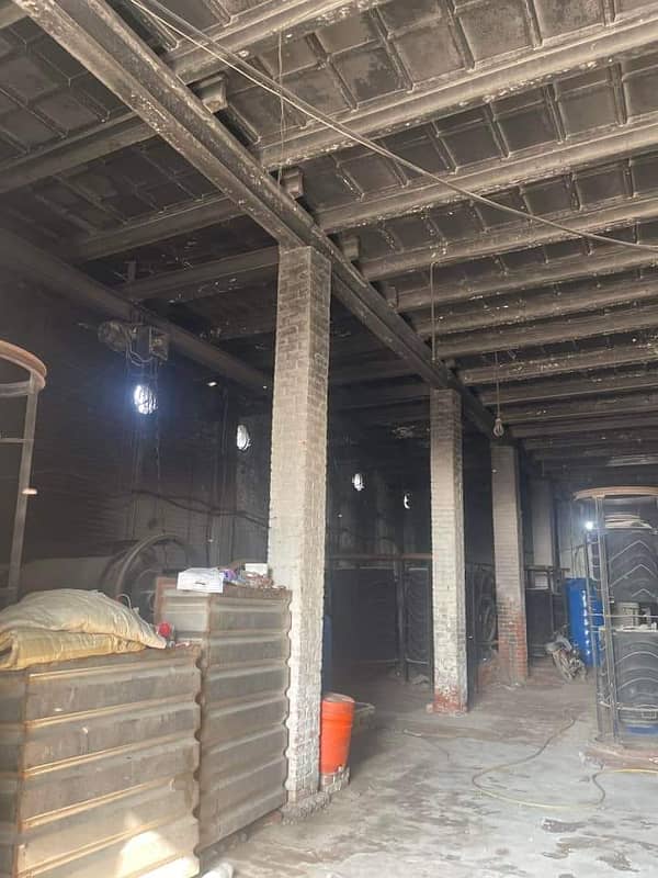 13000 square feet warehouse for rent in main raiwand road good location with KVA load 2