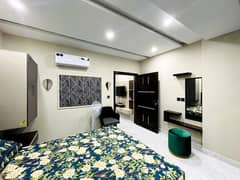 1 Bedroom VIP full furnishe flat for rent per day available in Bahia Town Lahore