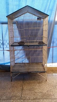 Iron 2 storey bird cage