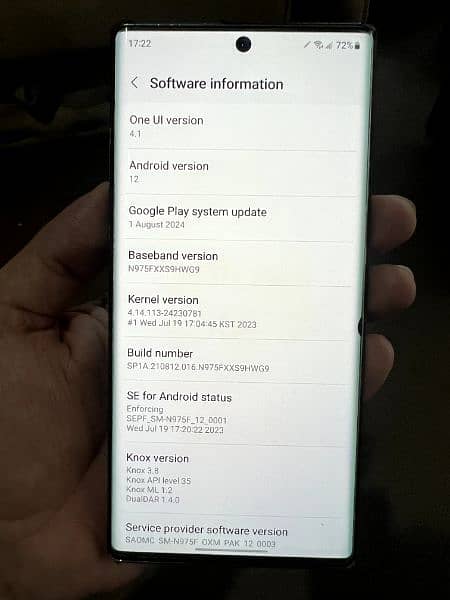 Samsung Note 10 plus Officially dual pta approved 1