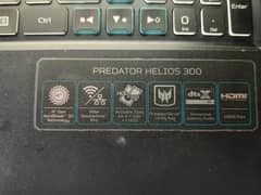 Selling used Acer predator Helios i7 10th gen