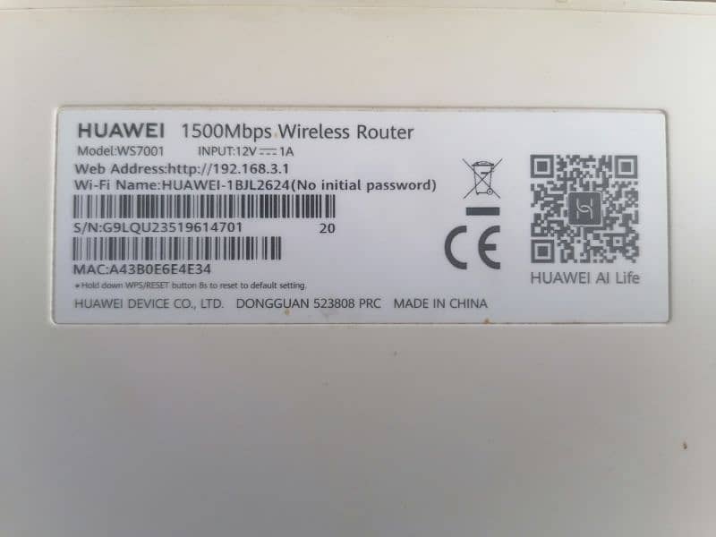 Huawei AX2 WiFi 6 router for sell 3