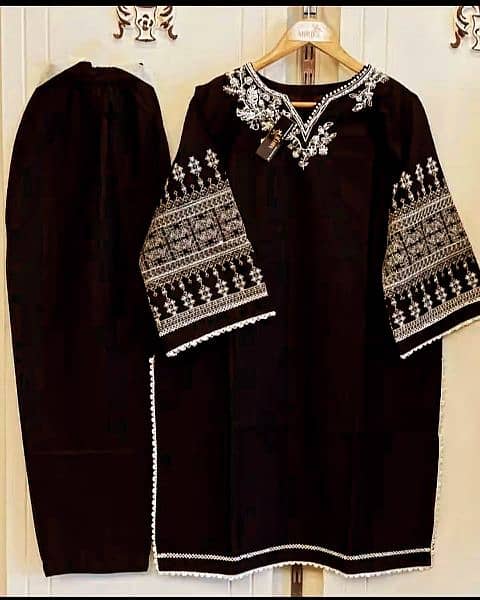 stitched dresses in black 1