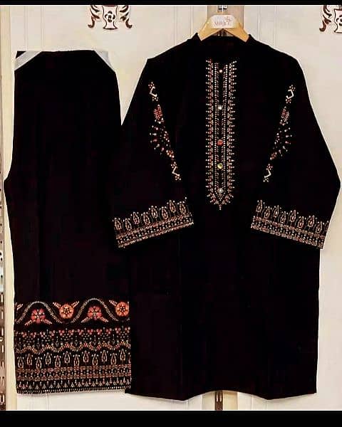 stitched dresses in black 3