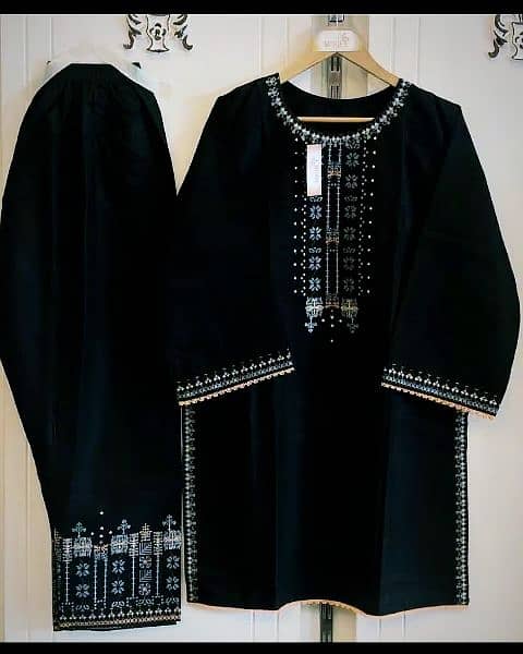 stitched dresses in black 5