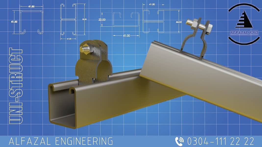 Uni strut Channel | Solar Structure | Solar Installation 0