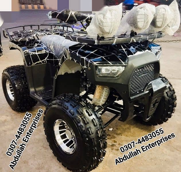 Audi style Adult ATV QUAD BIKE 150 size Brand new zero meter 8