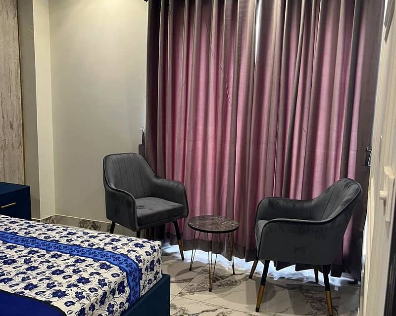 1 Bed Full Furnished Apartment for rent in Bahria town 2