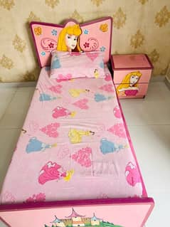 Kids Bed / Kids Bedroom Set / Kids Bed with Side Table Dressing 0