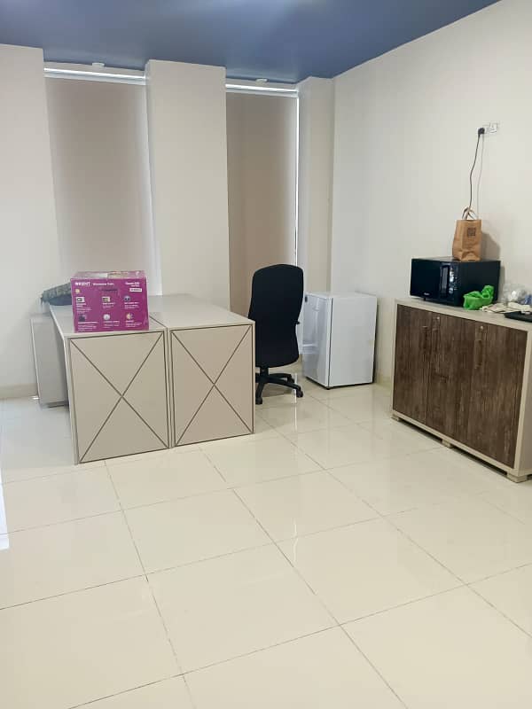 Dha phase 6 1400sqrfit office rent sami furnished good location office building 1