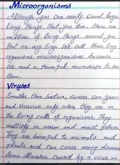 assignment handwriting