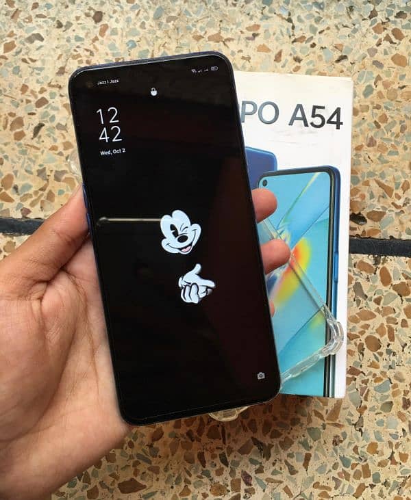 oppo a54 (4/128) 10/10 condition urgent sale 6