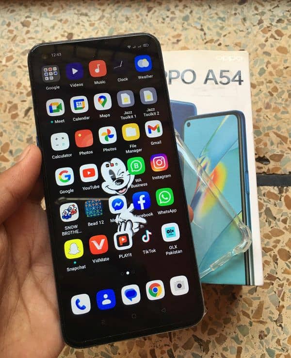 oppo a54 (4/128) 10/10 condition urgent sale 8